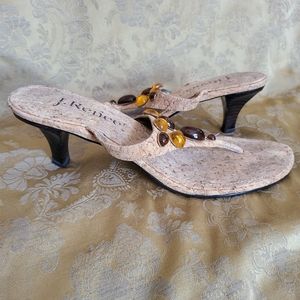 J. Renee Riley Cork Upper Made in China Size 10